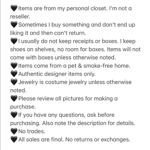 :: CLOSET RULES / INFO :: - Picture 2 of 3